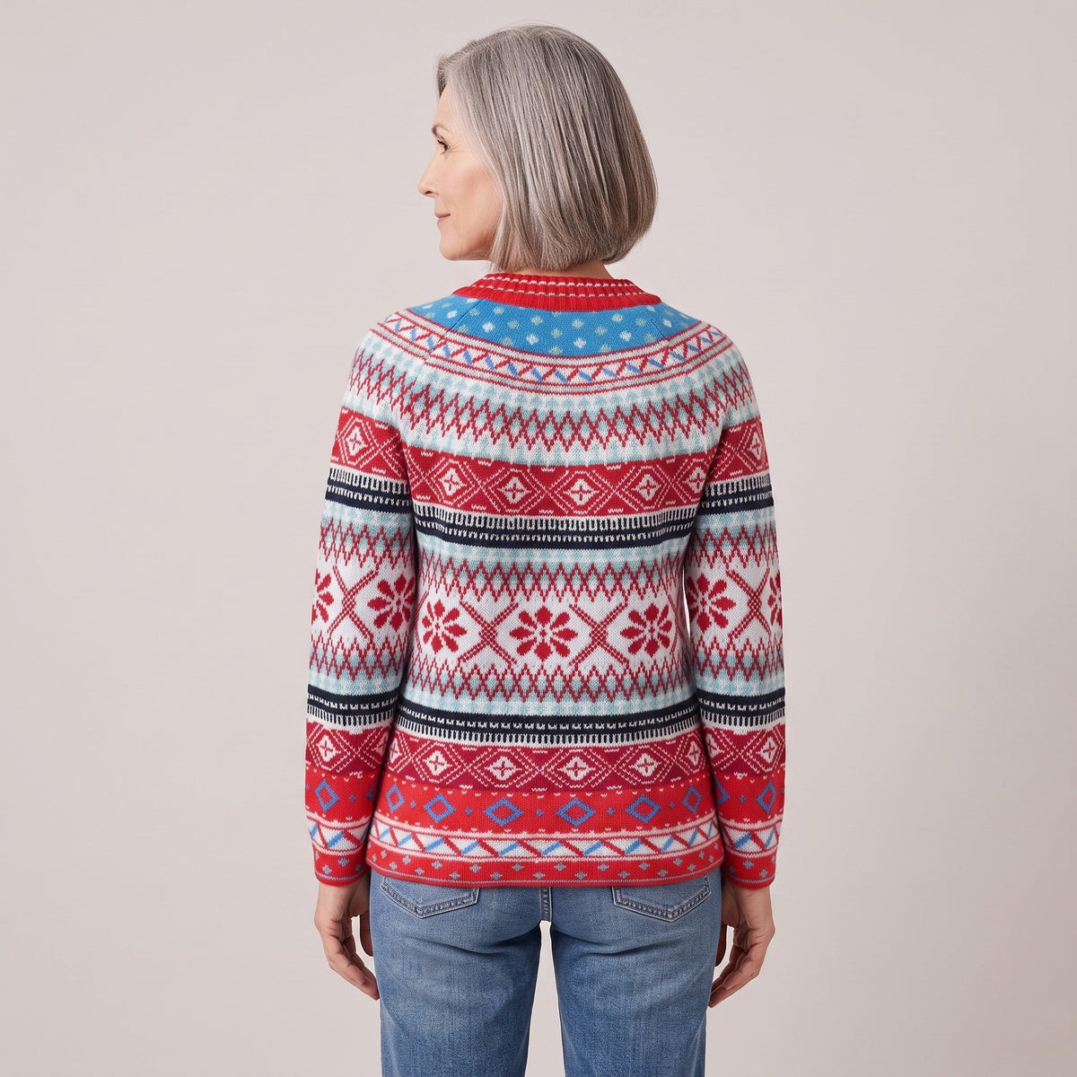 Matilda™ — Nordic Snowflake Sweater