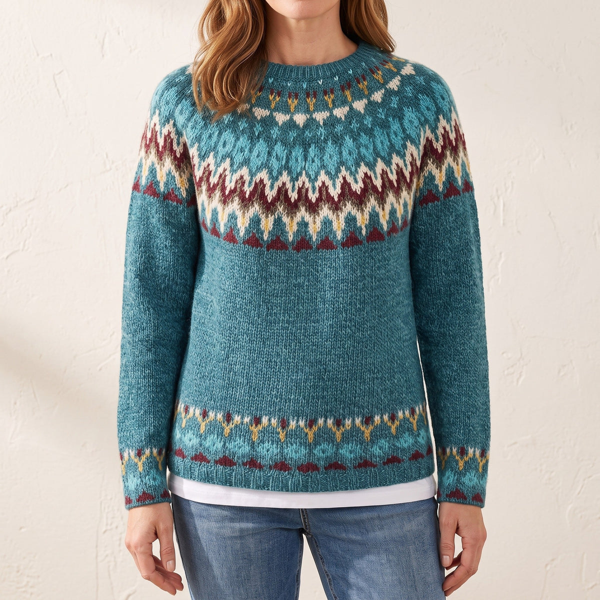 Loretta™ — Icelandic Knit Sweater