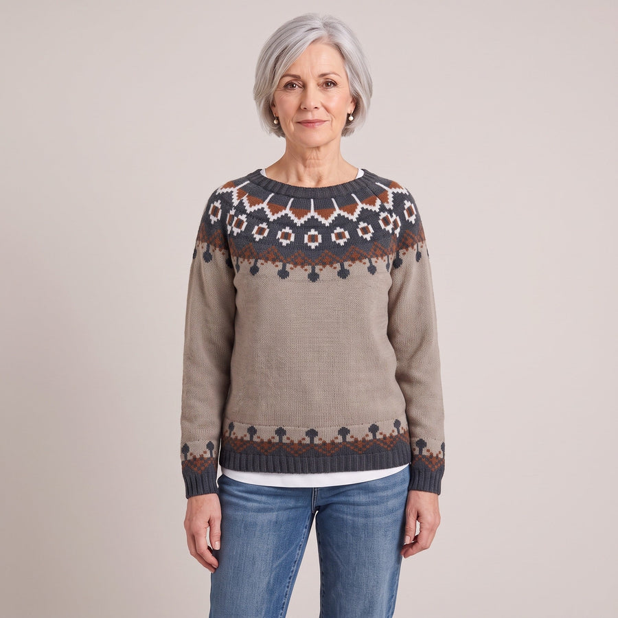Bernadette™ — Nordic Knit Jumper