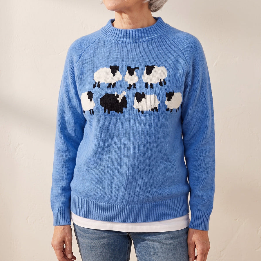 Adelaide™ — Sheep Motif Sweater