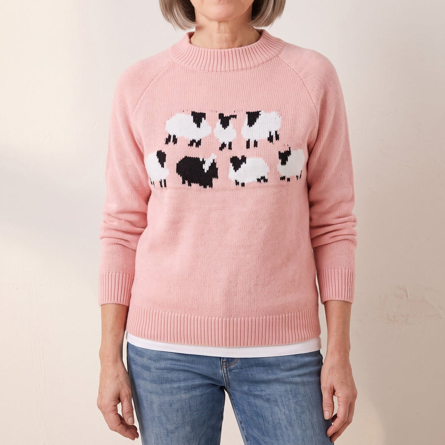 Harriet™ — Sheep Motif Sweater