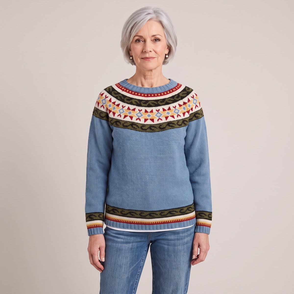 Estelle™ — Nordic Fair Isle Sweater