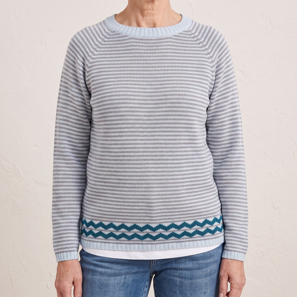 Sylvia™ — Striped Knit Sweater