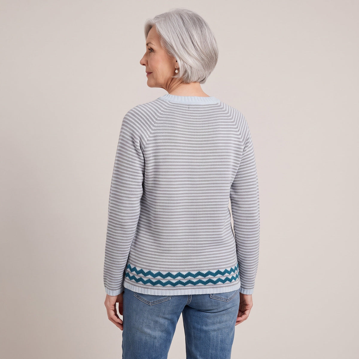 Sylvia™ — Striped Knit Sweater