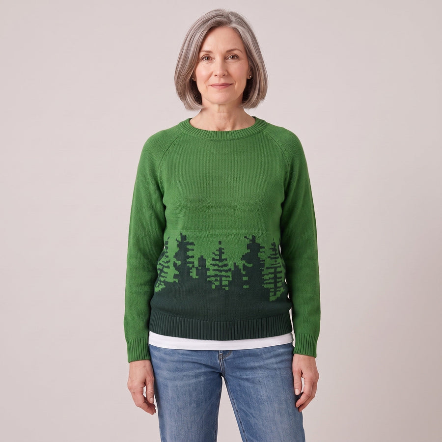 Bernice™ — Forest Knit Sweater