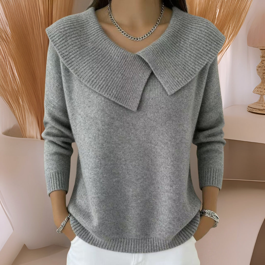 Jennifer | Soft-Neck Knit Sweater