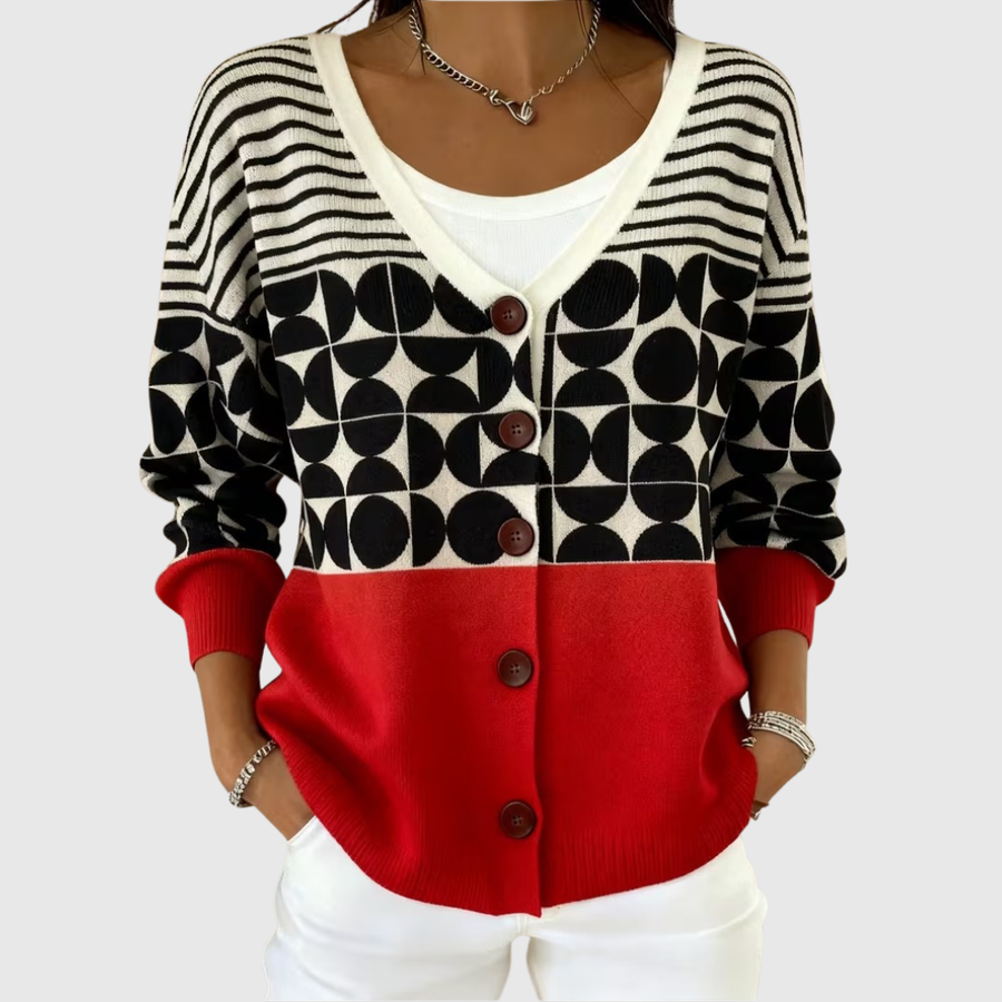 Wilhelmina | Buttoned Knit Cardigan