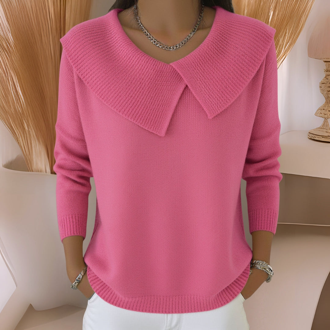 Jennifer | Soft-Neck Knit Sweater