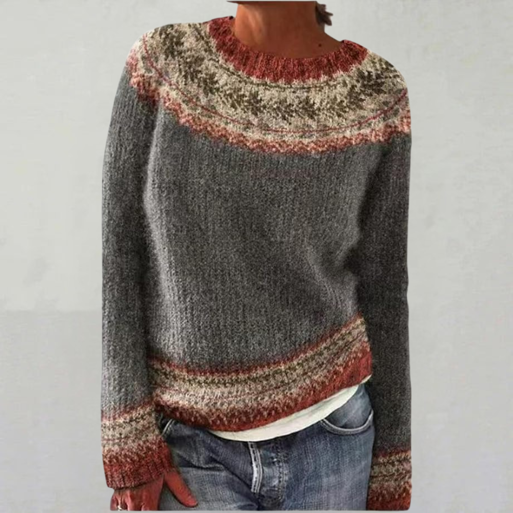 HAZEL | Nordic Fair Isle Wool Jumper