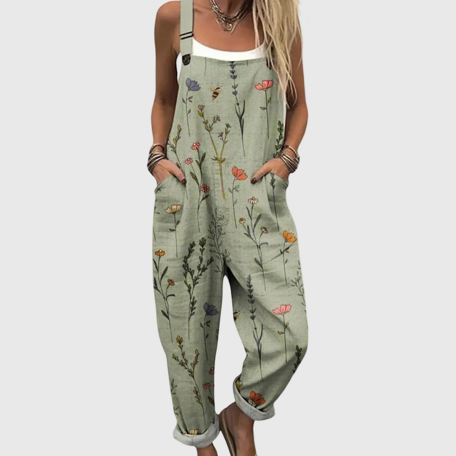 Comfortable Printed Jumpsuit