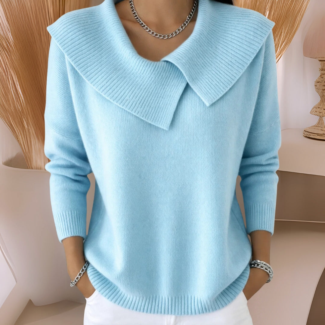 Jennifer | Soft-Neck Knit Sweater