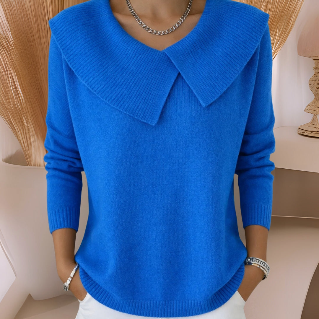 Jennifer | Soft-Neck Knit Sweater