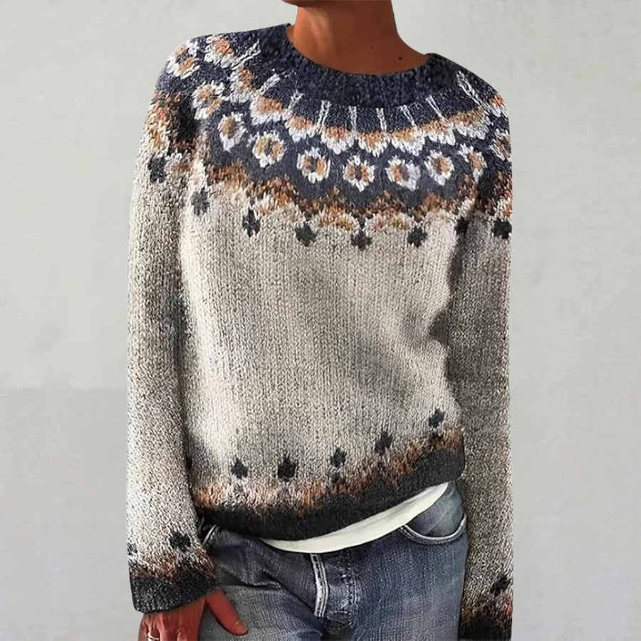 CORA | Nordic Fair Isle Wool Jumper