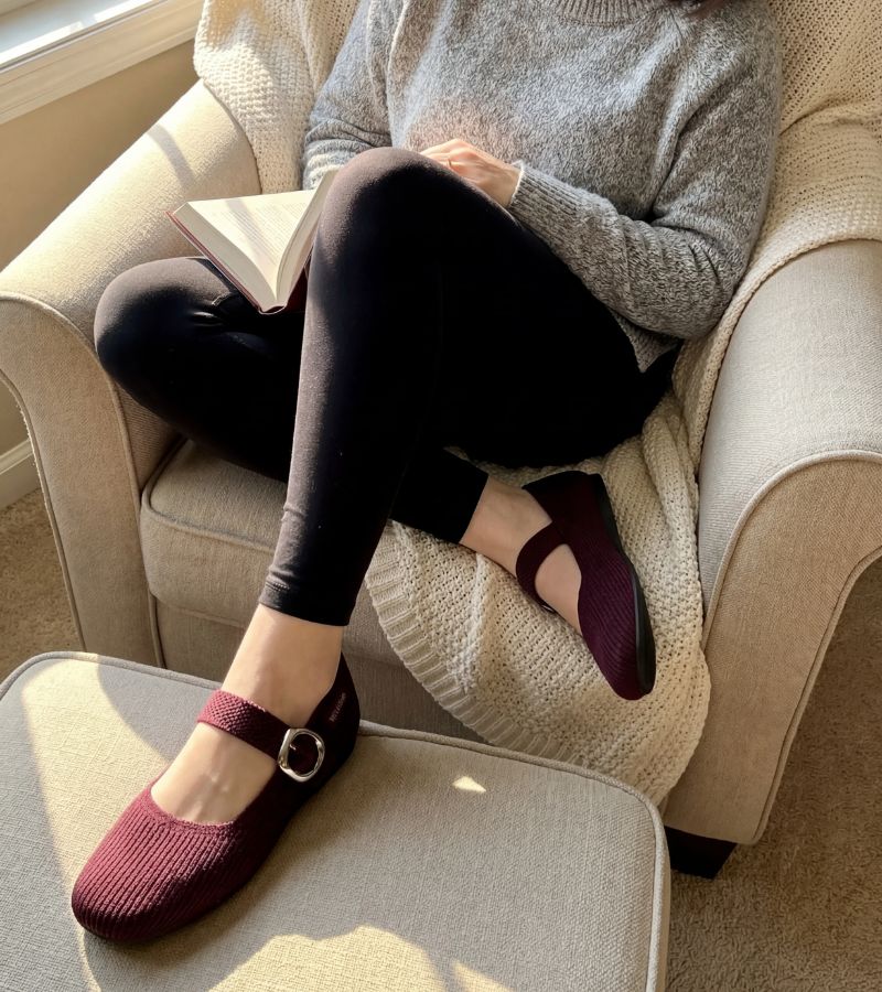 Mary Braid | Cushioned Insole Mary Jane Flats