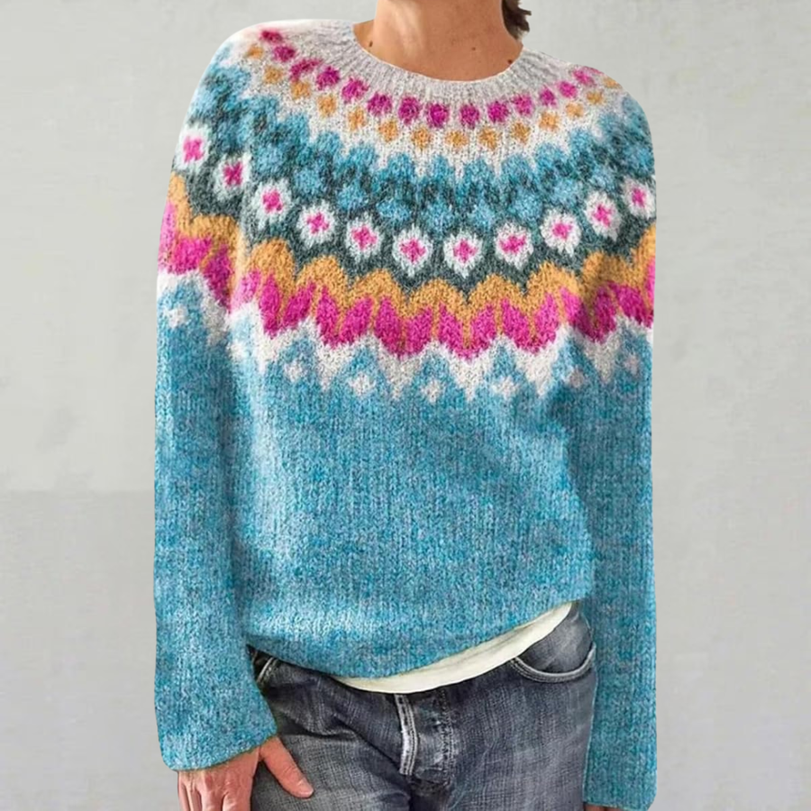 DELILAH | Nordic Fair Isle Wool Jumper