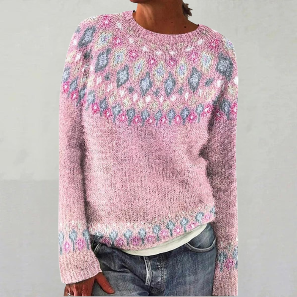 BLOSSOM | Nordic Fair Isle Wool Jumper