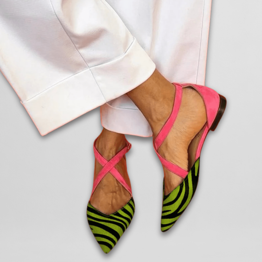 Elisa | Strappy Flats