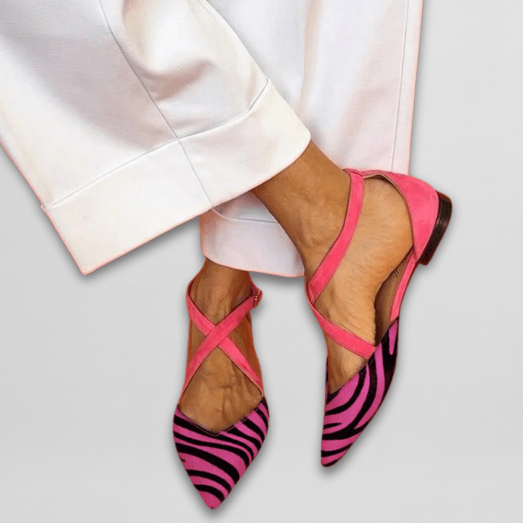 Elisa | Strappy Flats