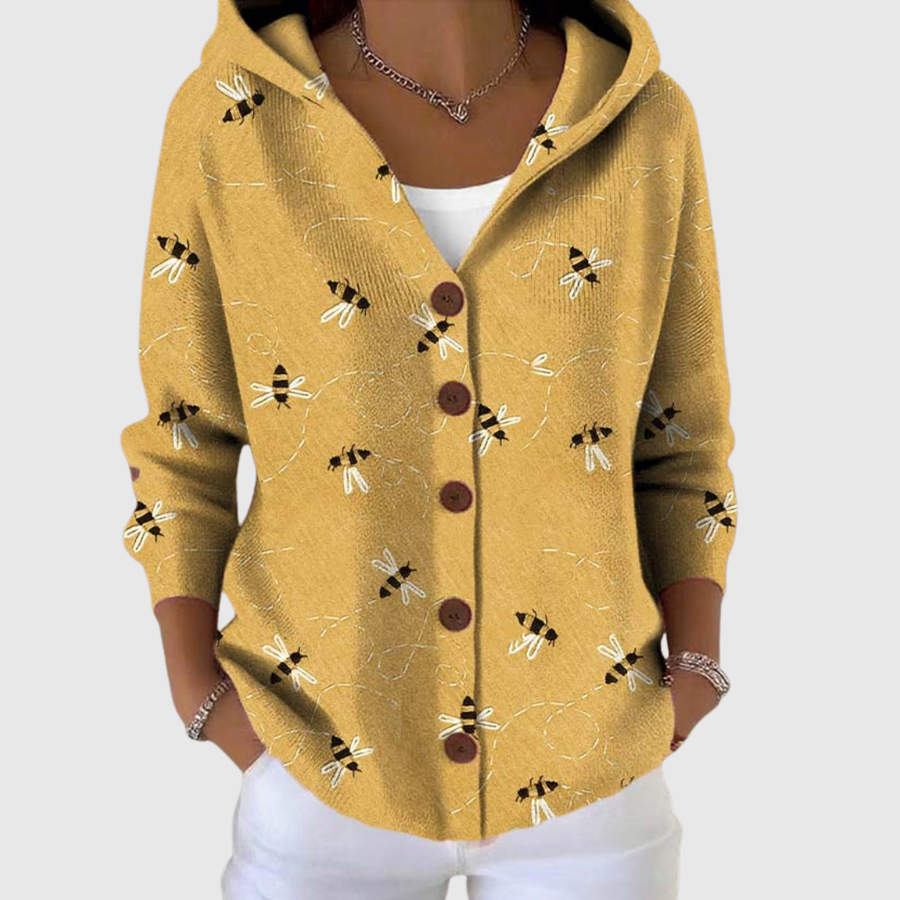 Cornelia | Hooded Knit Cardigan