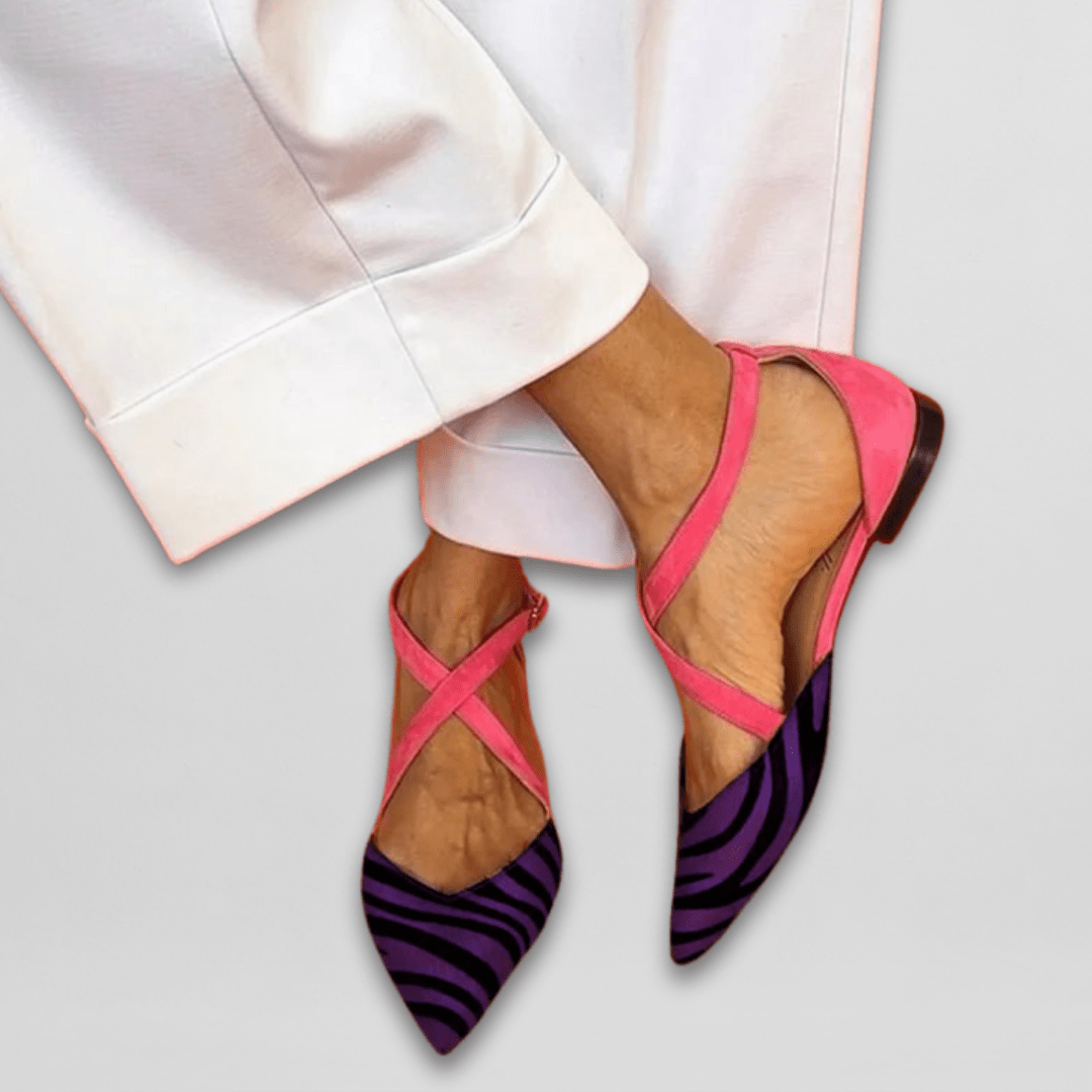 Elisa | Strappy Flats