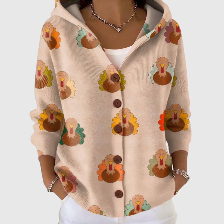Clementine | Hooded Knit Cardigan
