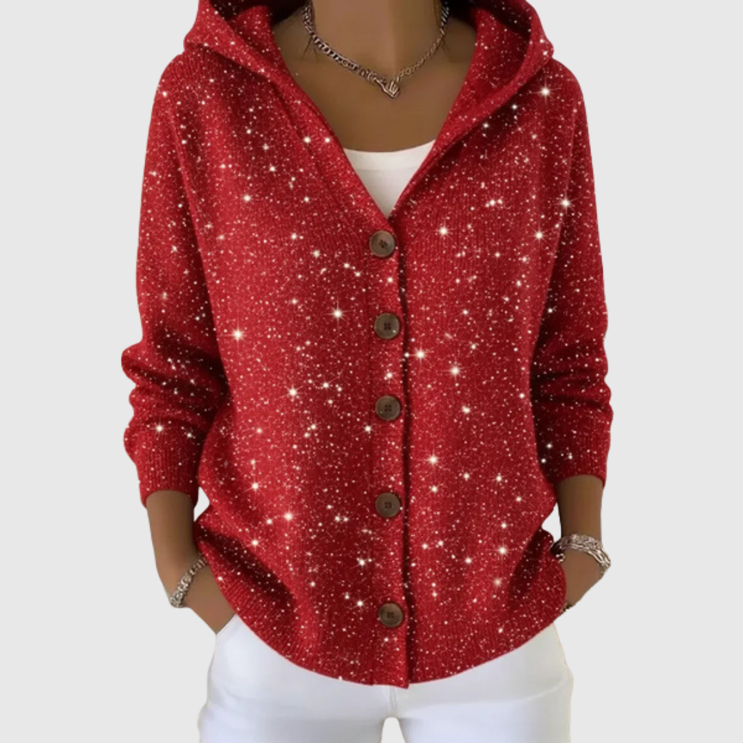Pauline | Hooded Knit Cardigan