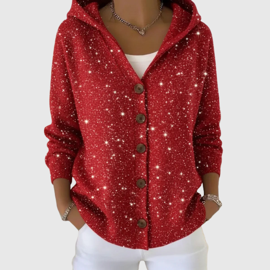 Pauline | Hooded Knit Cardigan