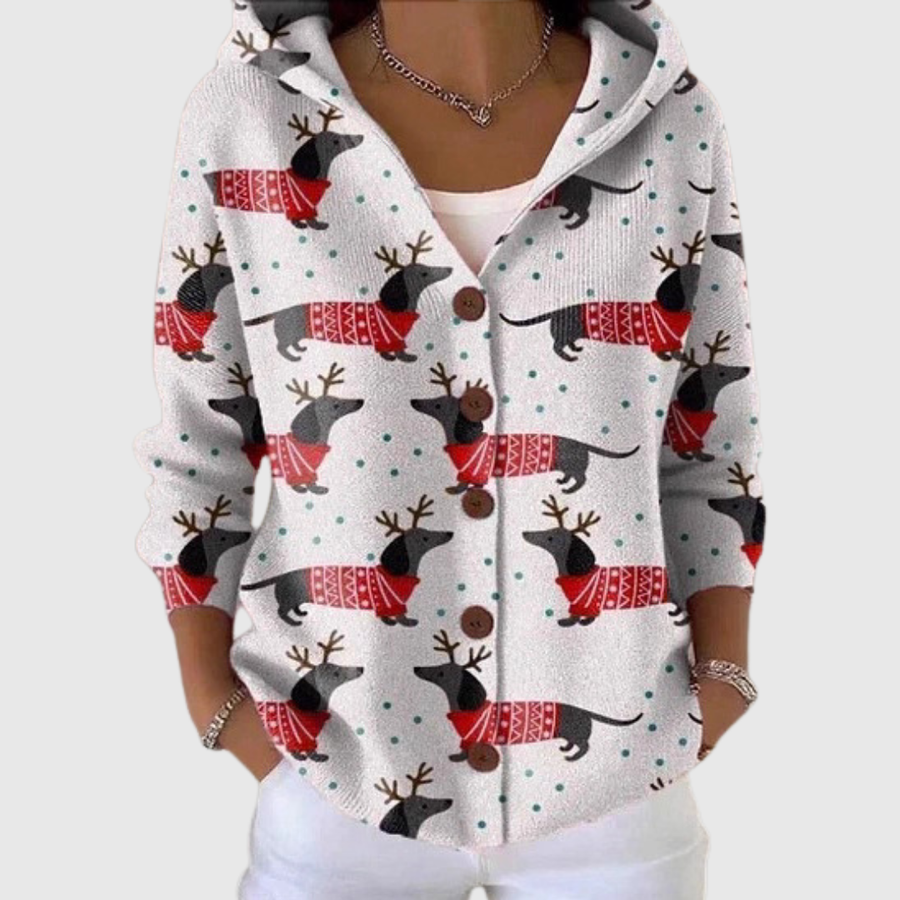 Beatrix | Hooded Knit Cardigan
