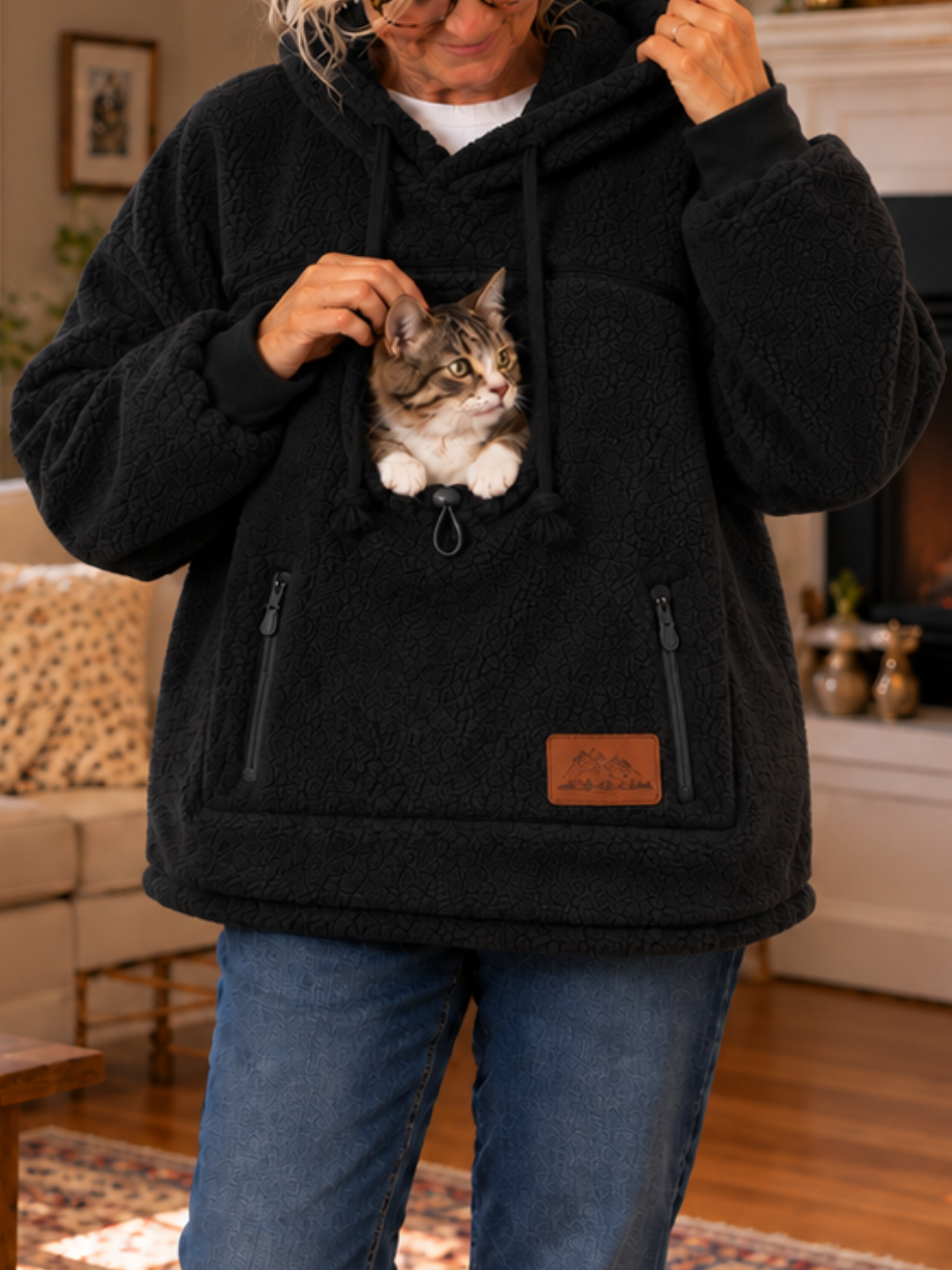 Mila | Cat & Dog Pocket Hoodie