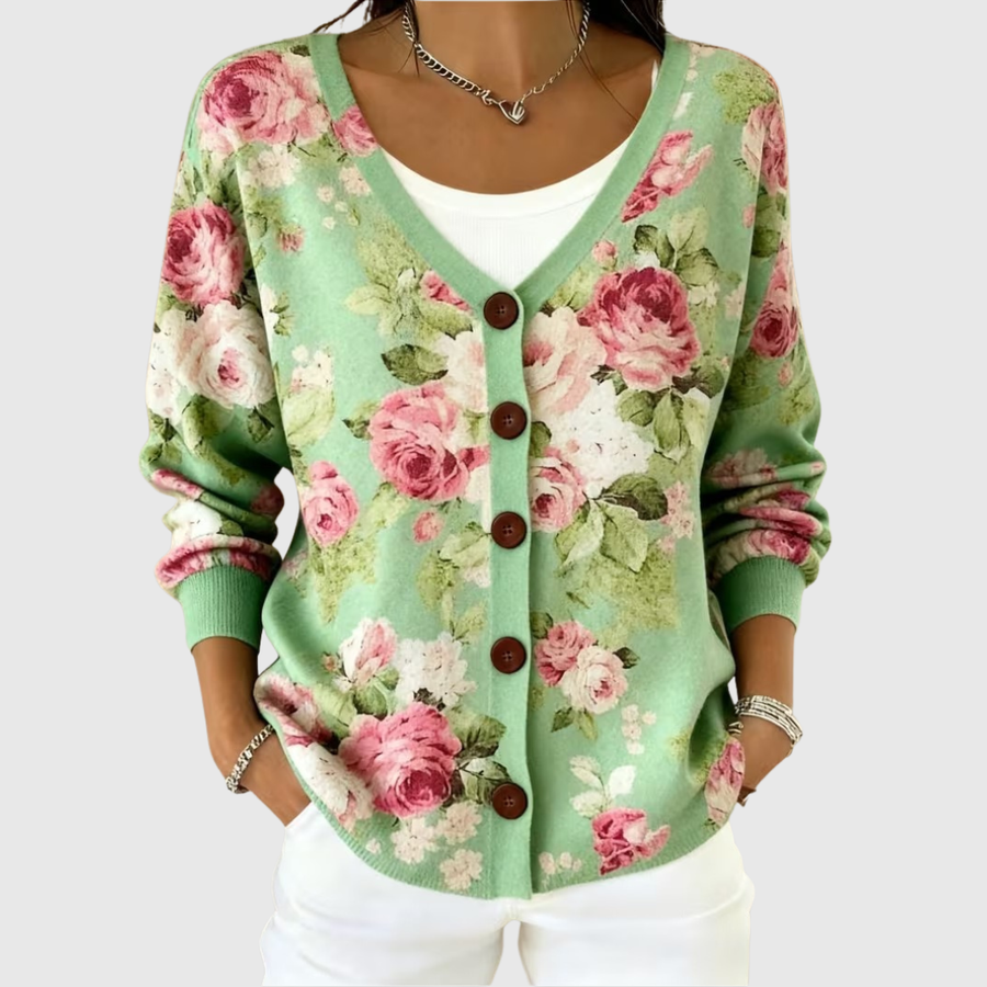 Mabel | Buttoned Knit Cardigan