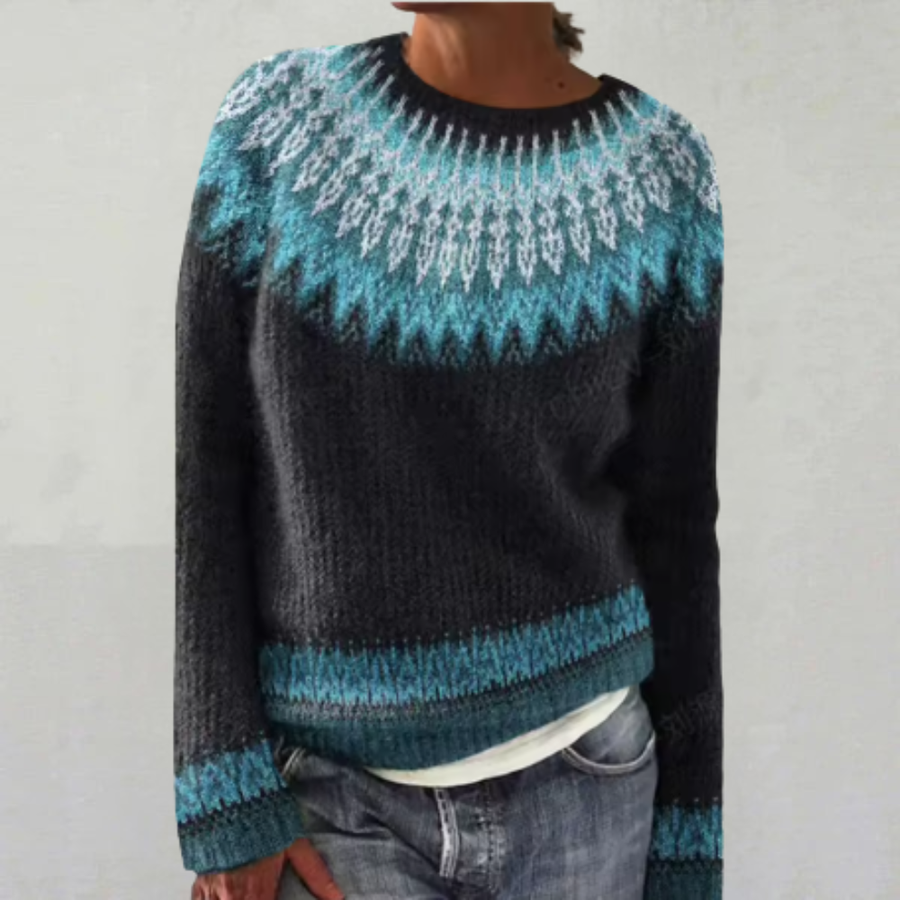 SAOIRSE | Nordic Fair Isle Wool Jumper
