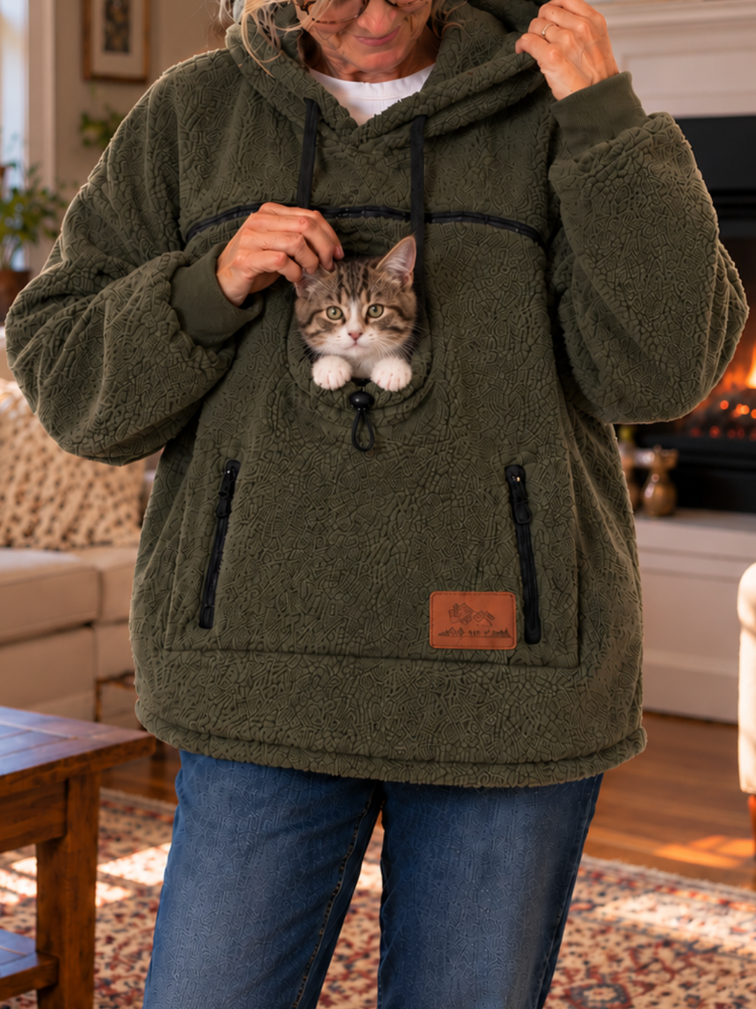 Mila | Cat & Dog Pocket Hoodie