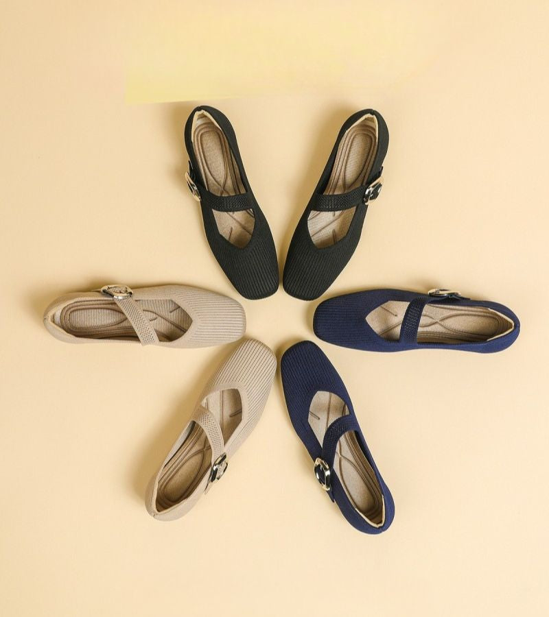 Mary Braid | Cushioned Insole Mary Jane Flats