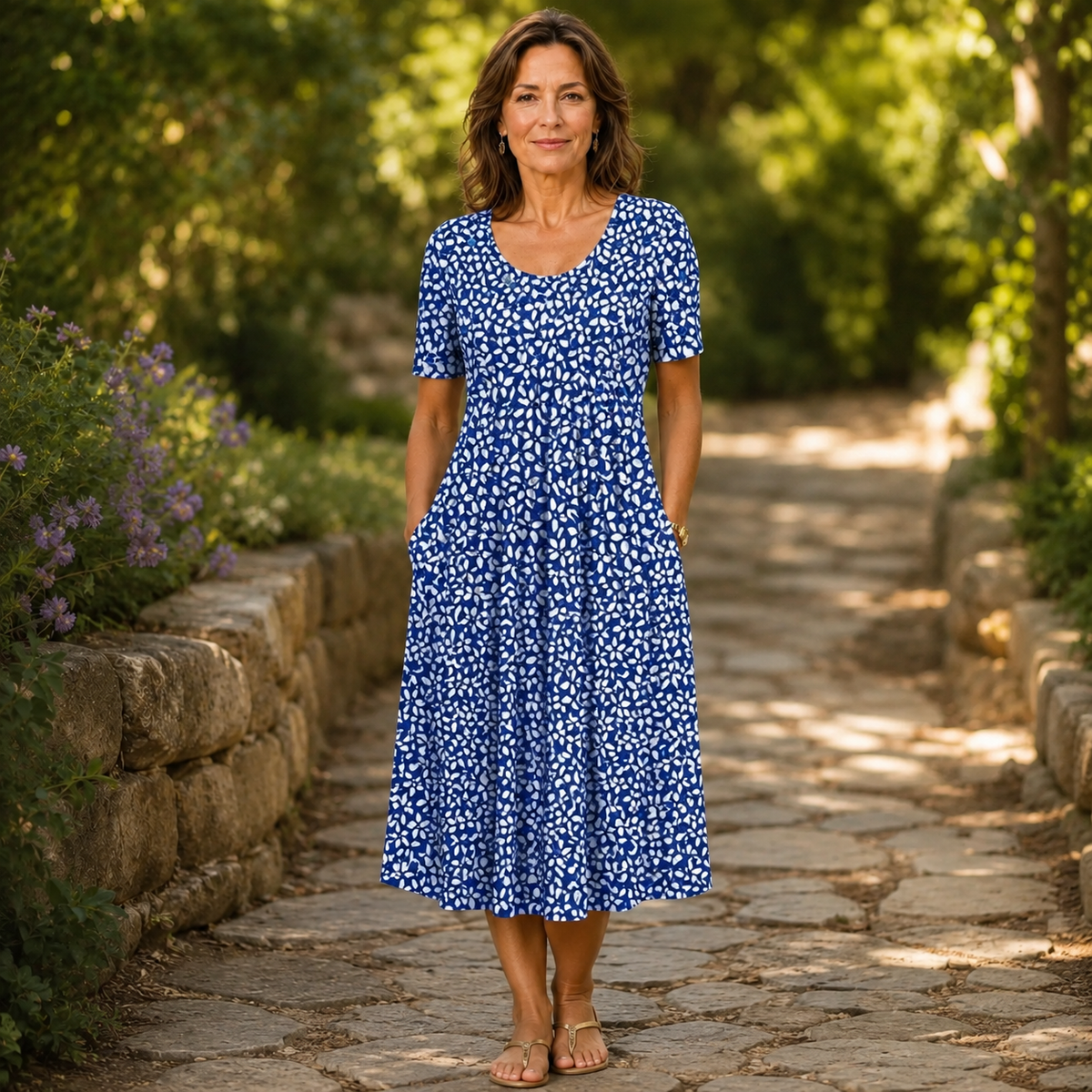 Georgina | Elegant Dress With Tummy Coverage