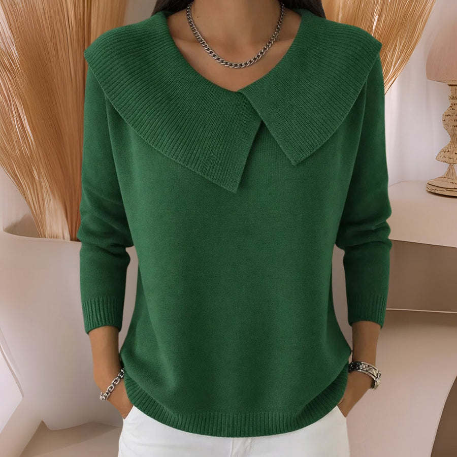 Jennifer | Soft-Neck Knit Sweater