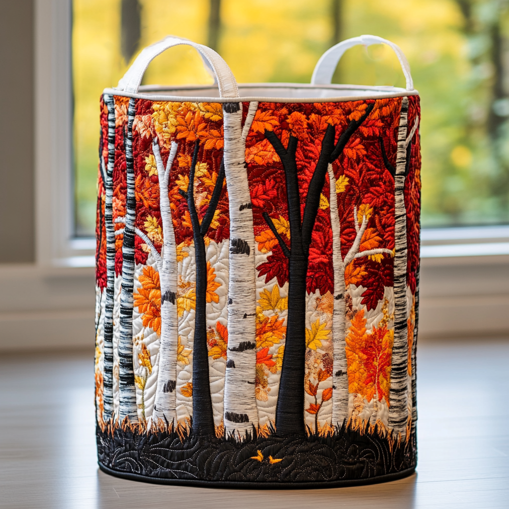 Tilda™ Woodland Quilted Laundry Basket