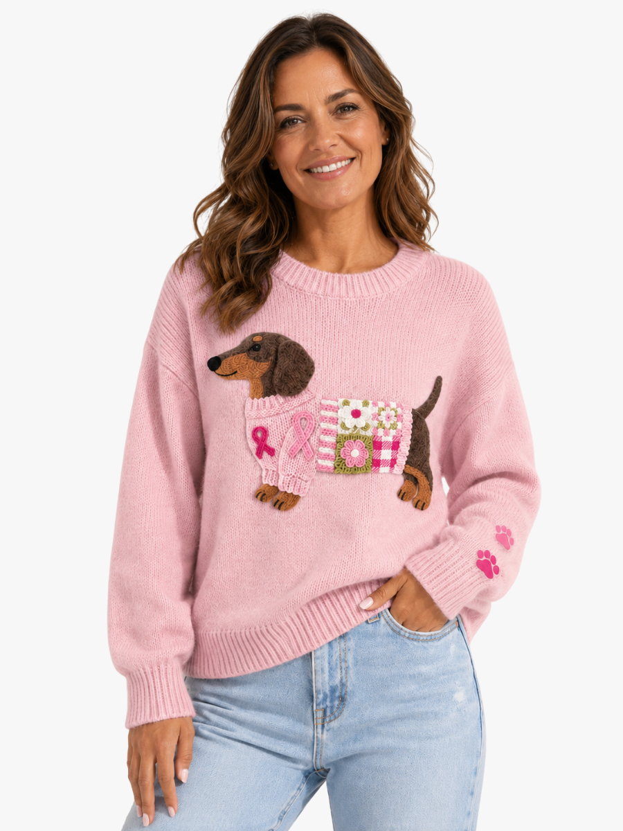 Daphne | Dachshund Knit Sweater