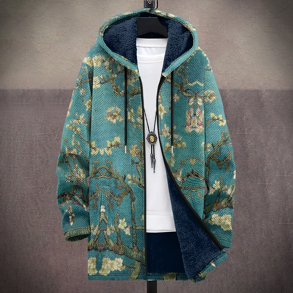 Sharon | Artful Hooded Cardigan