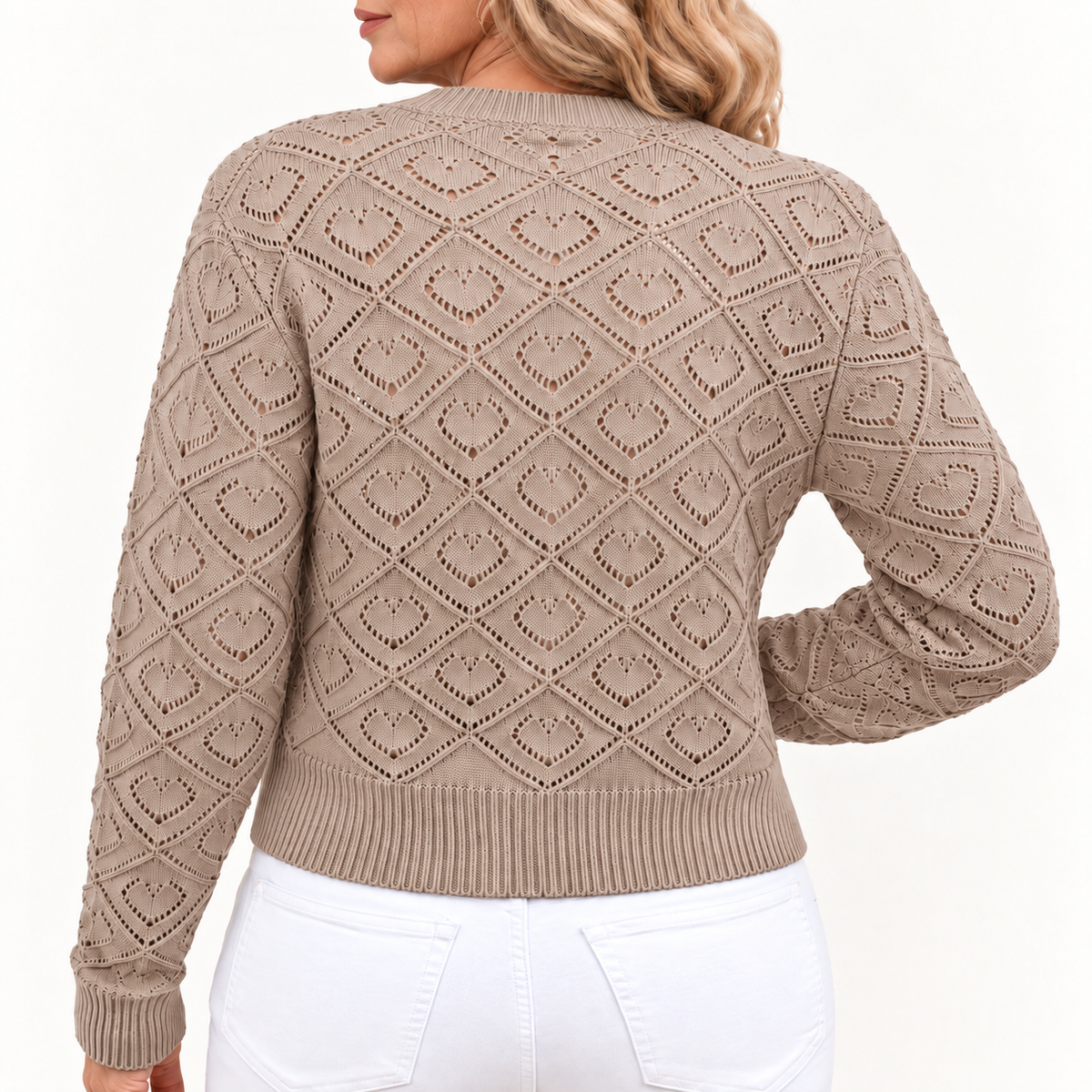 Camille | Openwork Knit Cardigan
