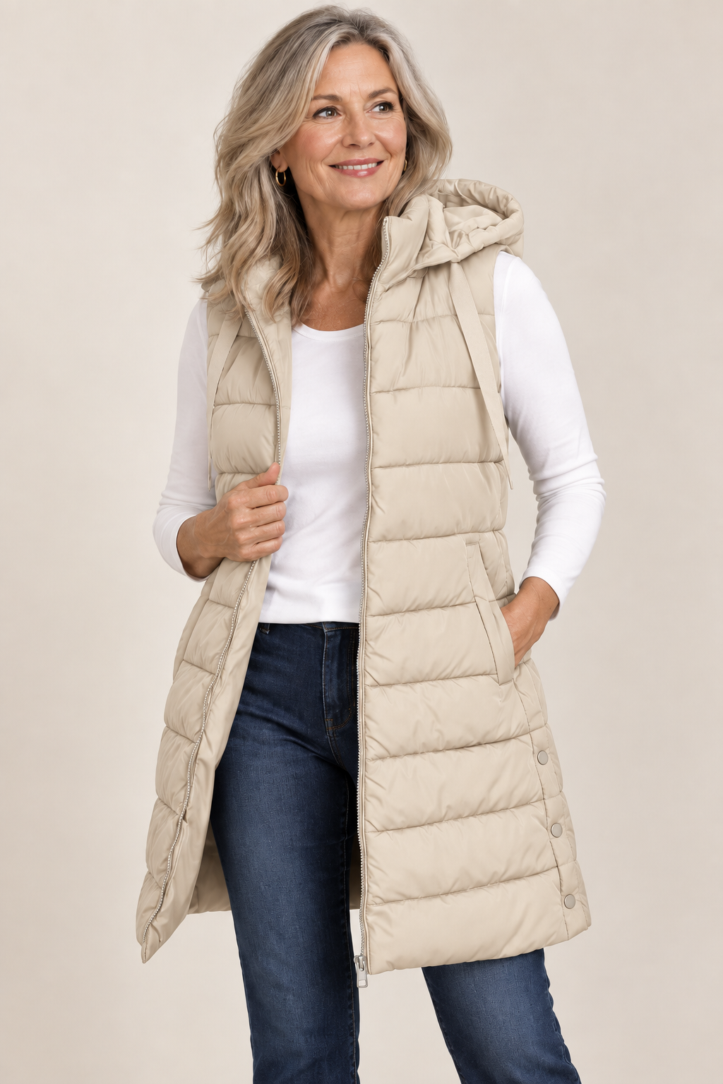 Harper | Zip-Up Puffer Vest