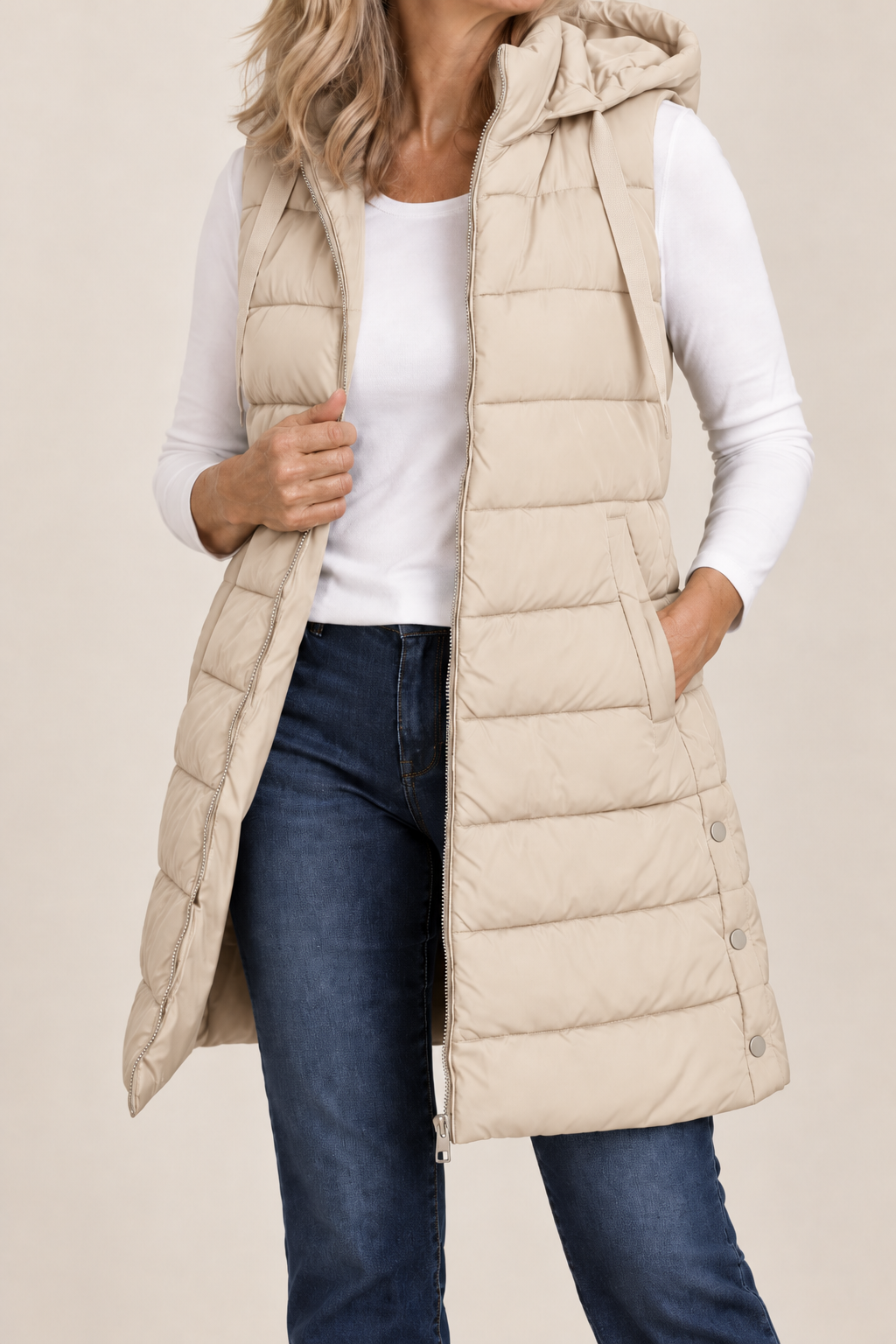 Harper | Zip-Up Puffer Vest