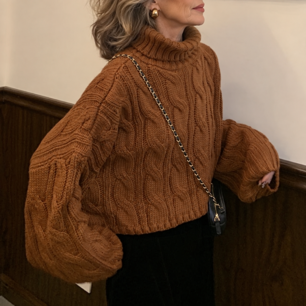 Mira | Cozy Turtleneck Knit Sweater