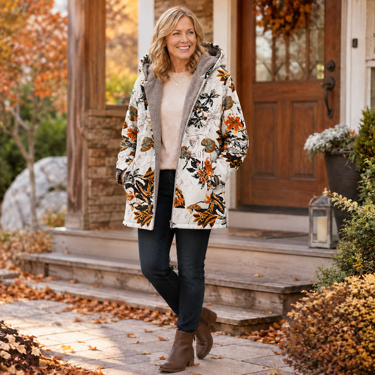 Flora | Padded Hooded Winter Parka