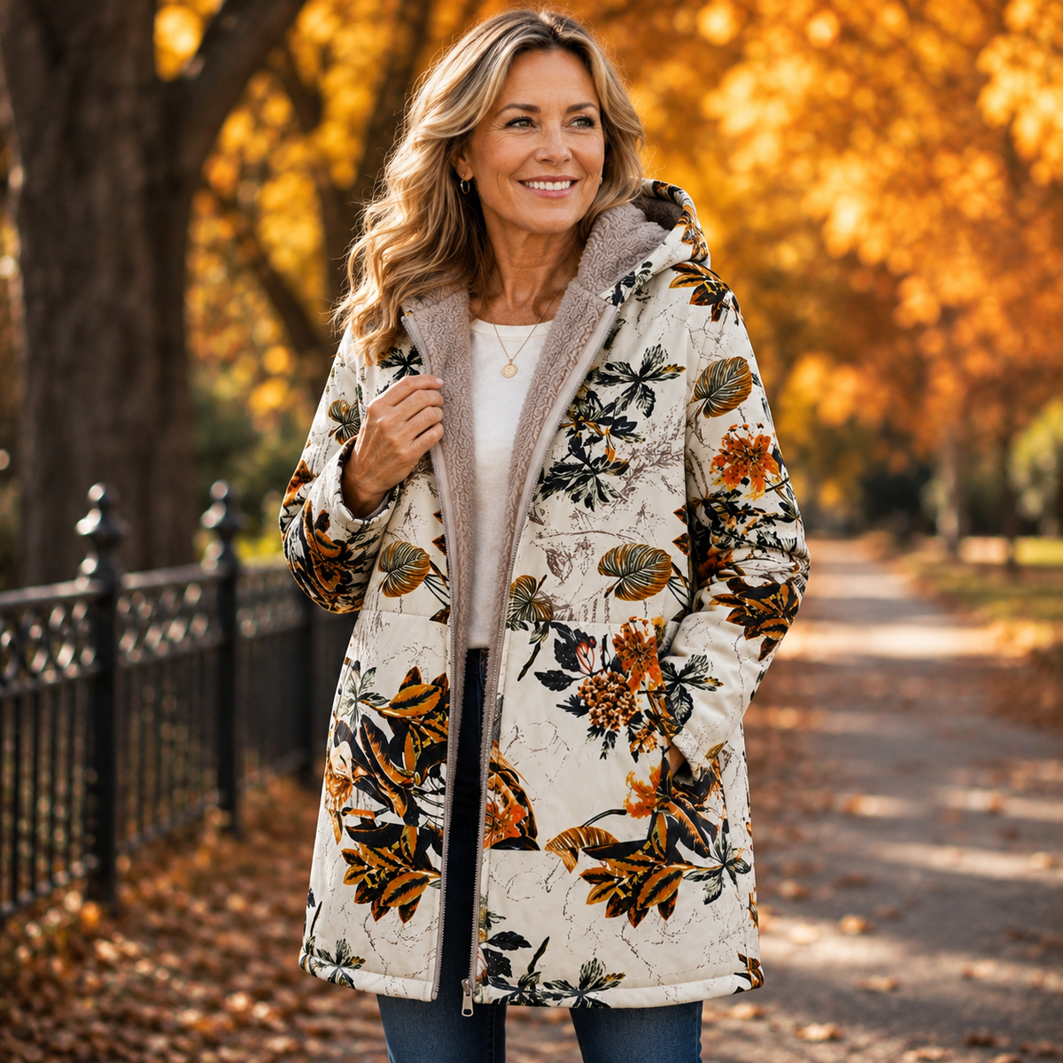Flora | Padded Hooded Winter Parka