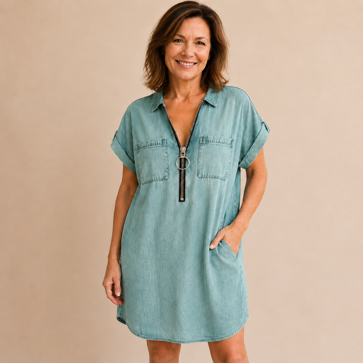 Women’s Denim Shirt Dress