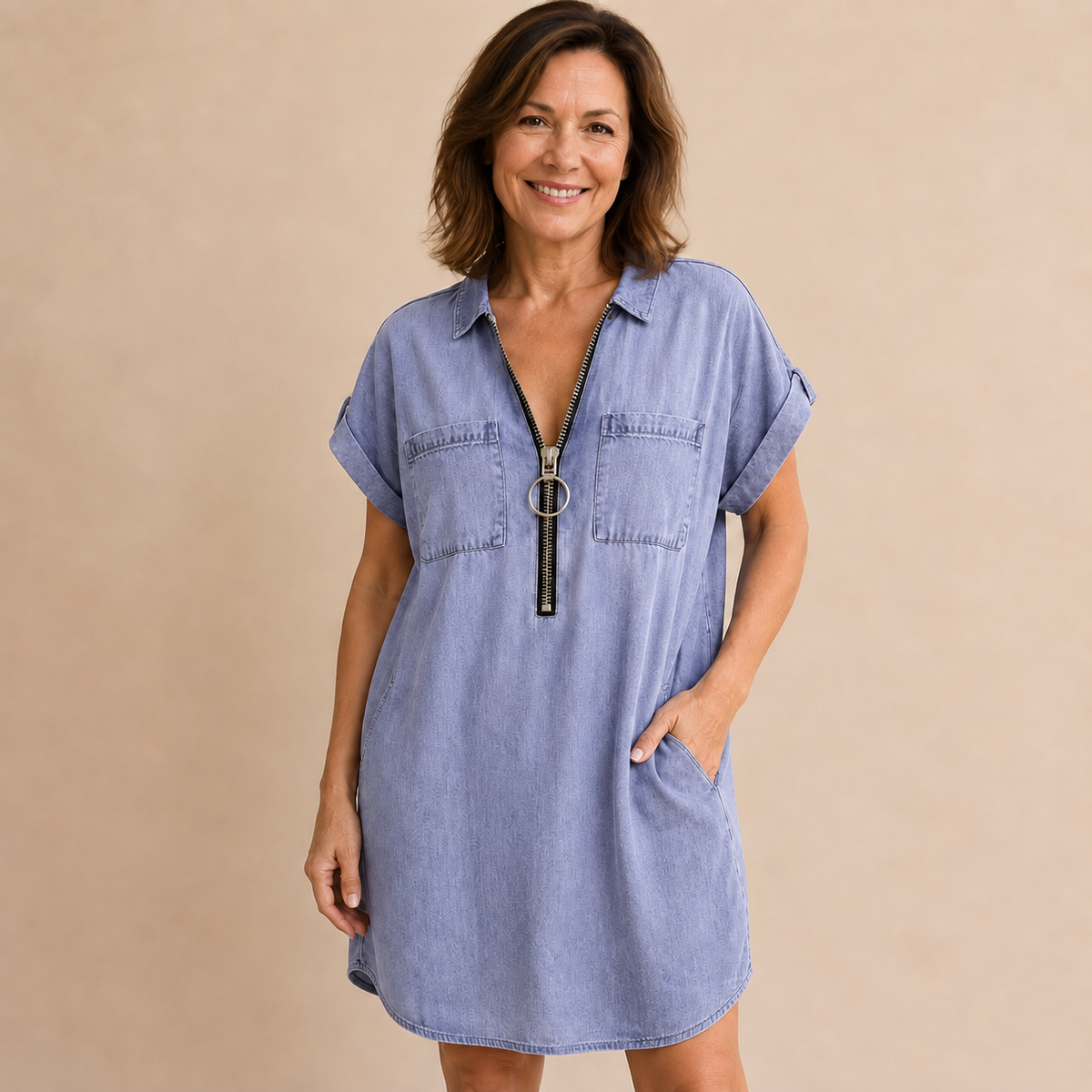 Women’s Denim Shirt Dress