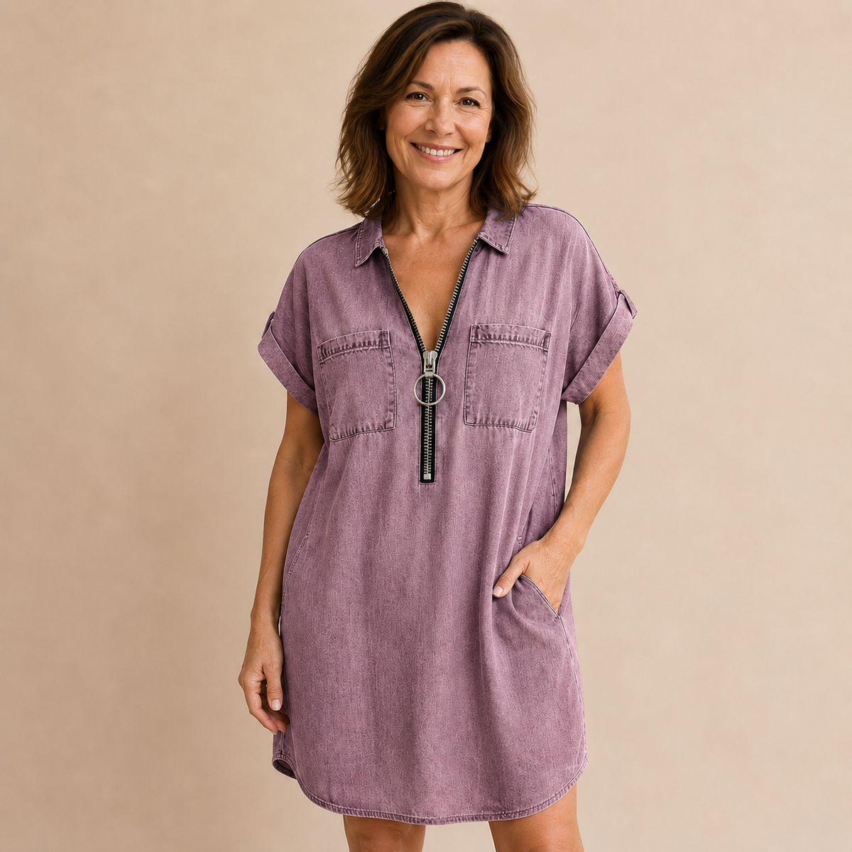 Women’s Denim Shirt Dress