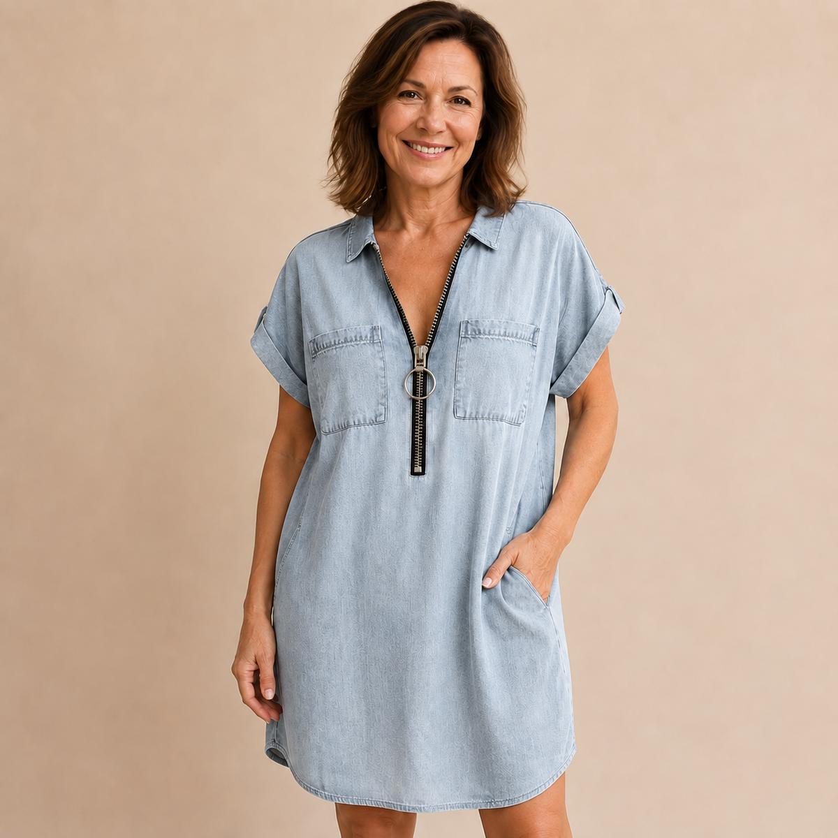 Women’s Denim Shirt Dress