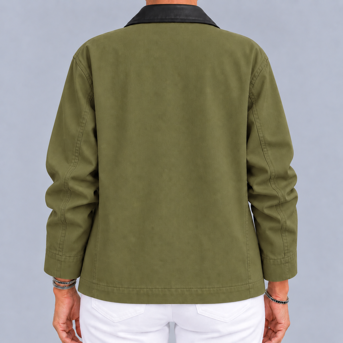 Estelle | Retro Color-Block Zip-Up Jacket