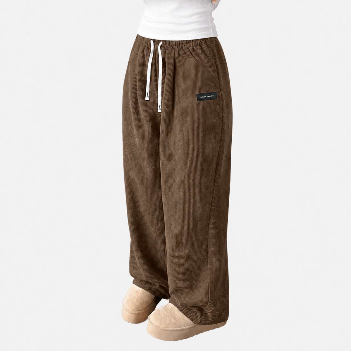 Greta | Corduroy Wide-Leg Pants